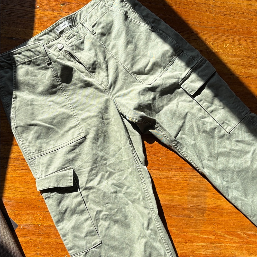 Sage Green Cargo Pants